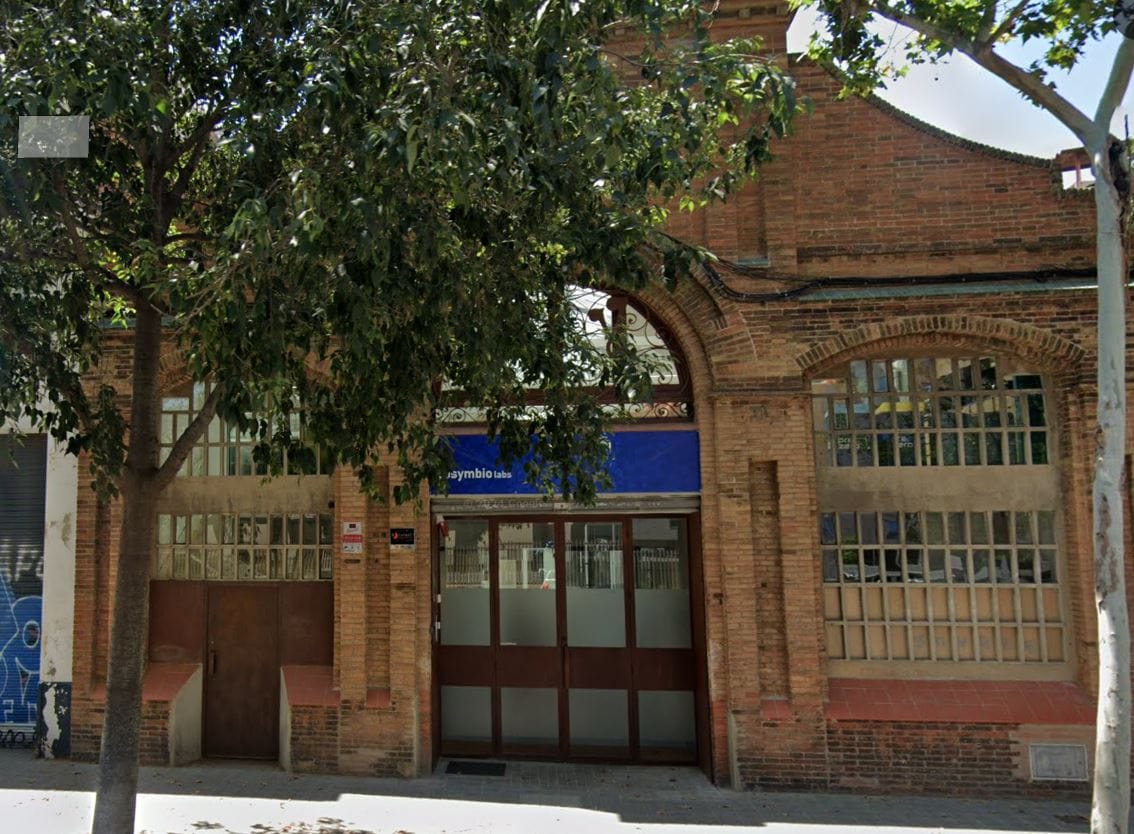 Street view of the Cosymbio labs in Barcelona