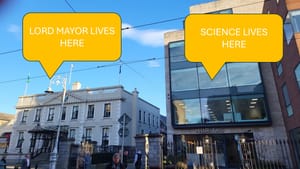 Biotech labs beside the Lord Mayor's residence in central Dublin
